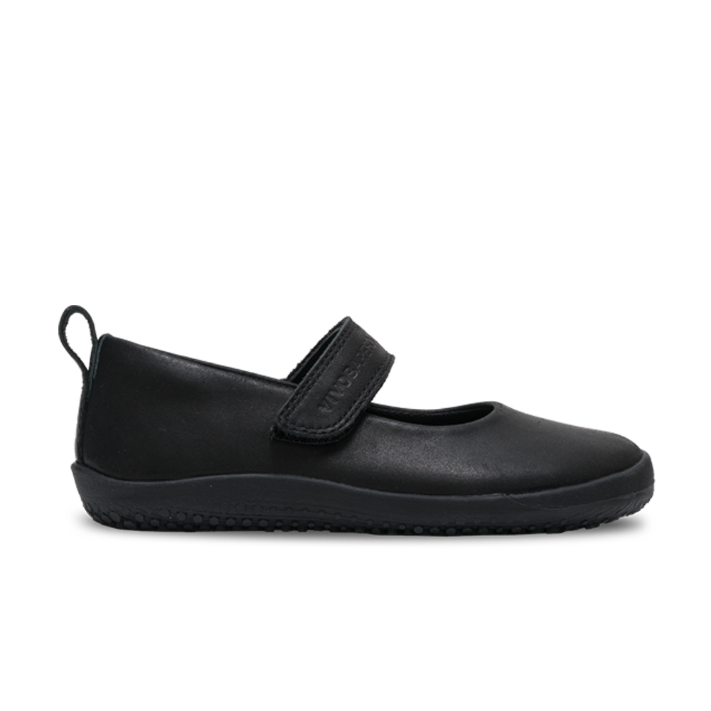 Vivobarefoot Wyn School Kids Obsidian