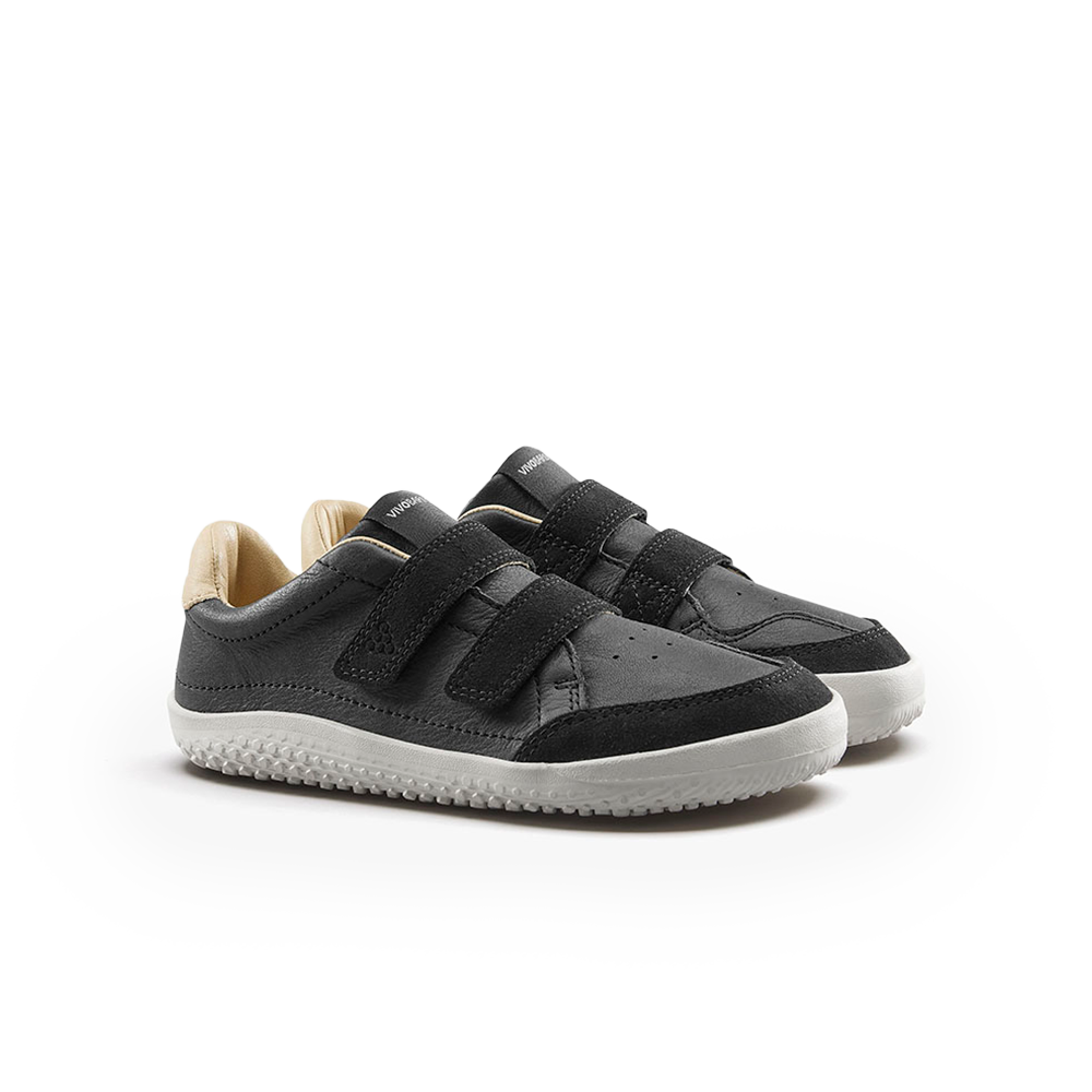 Vivobarefoot Gobi Sneaker Kids Obsidian