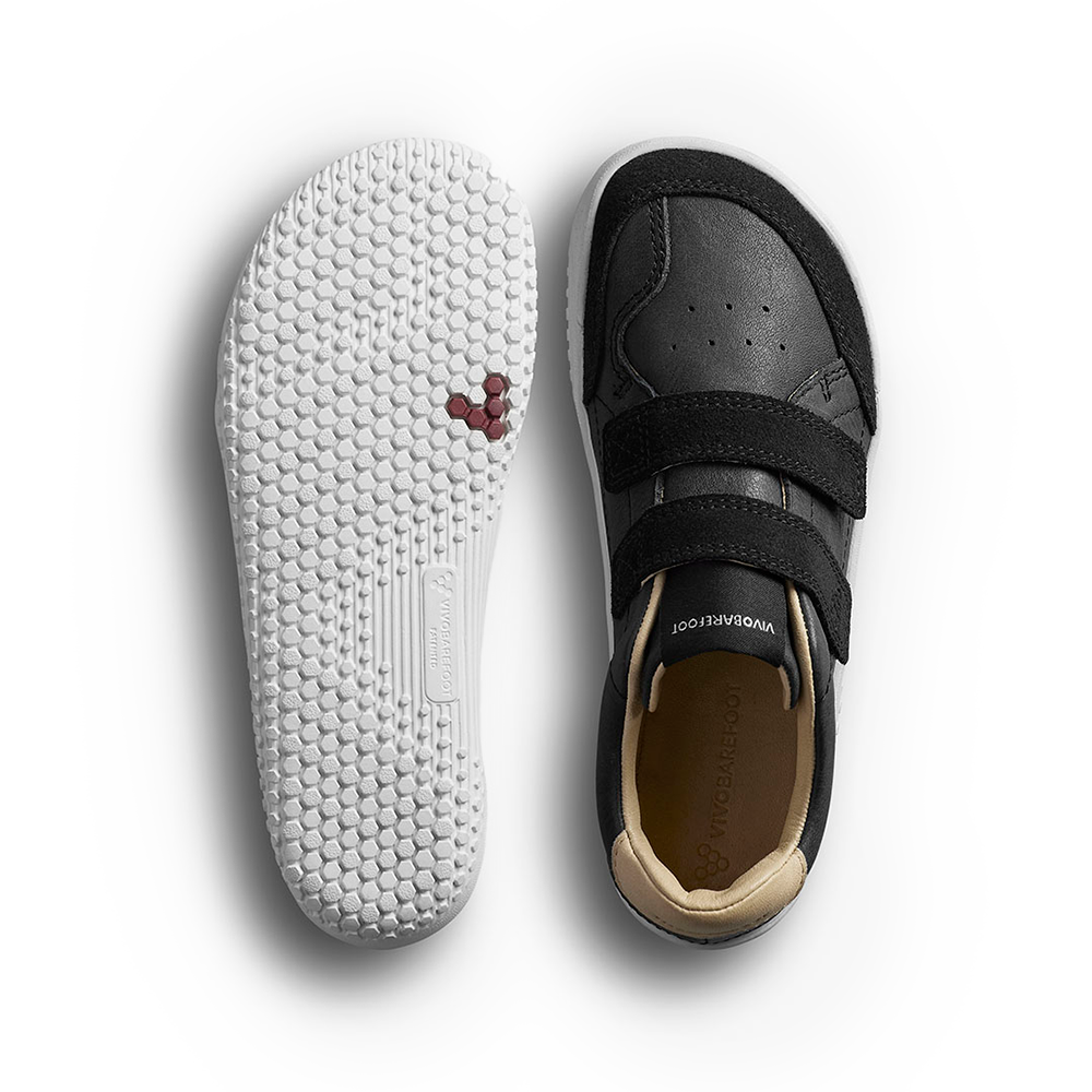 Vivobarefoot Gobi Sneaker Kids Obsidian