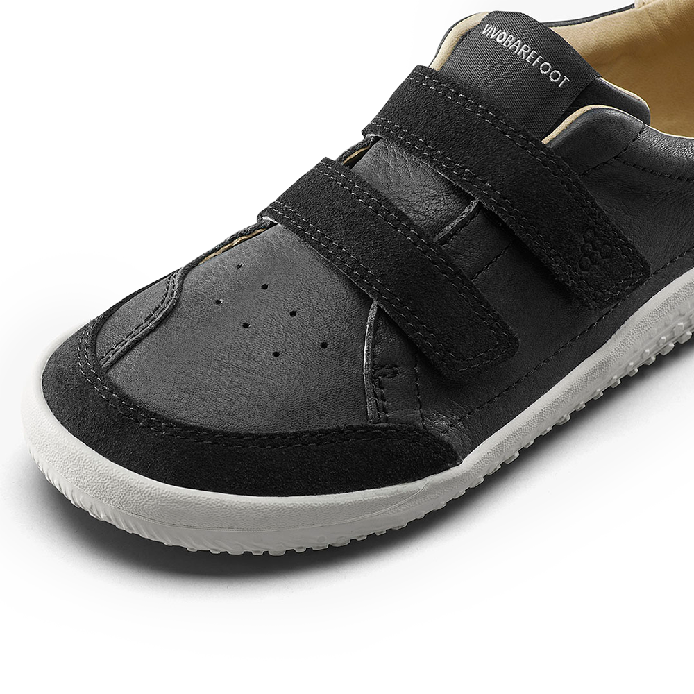 Vivobarefoot Gobi Sneaker Kids Obsidian