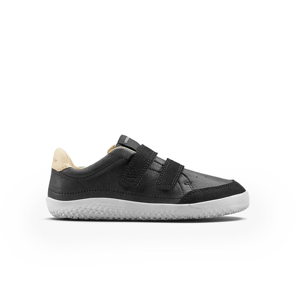 Vivobarefoot Gobi Sneaker Kids Obsidian