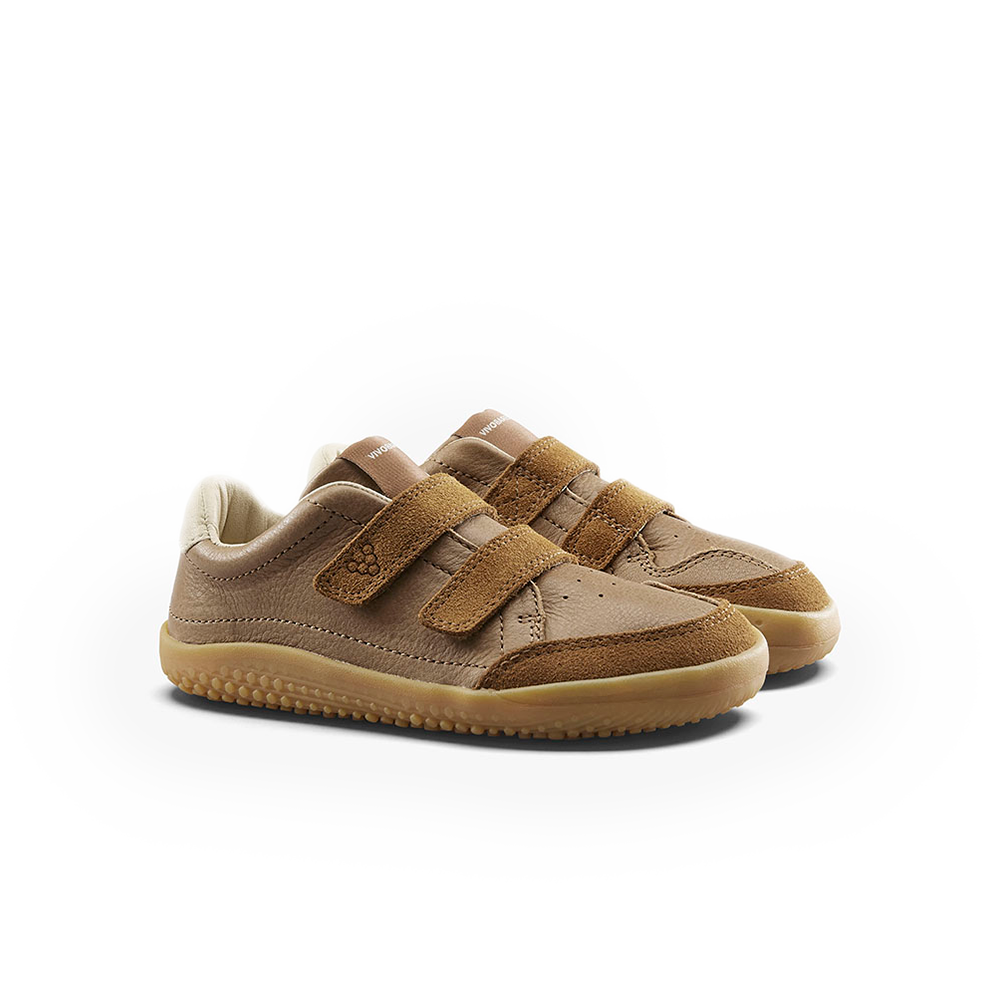 Vivobarefoot Gobi Sneaker Preschool Acorn