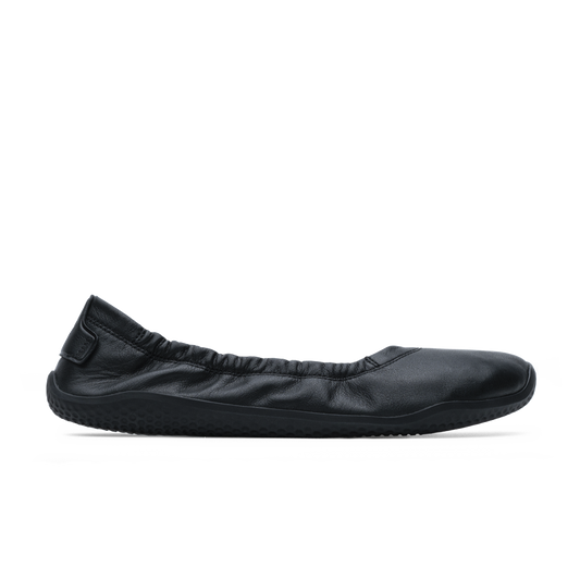 [PRE-ORDER] Vivobarefoot Primus Asana Yin Ballerina Leather Womens Obsidian (ETA. LATE MARCH)