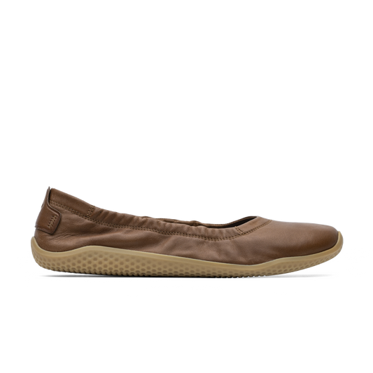 [PRE-ORDER] Vivobarefoot Primus Asana Yin Ballerina Leather Womens Tan (ETA. LATE MARCH)