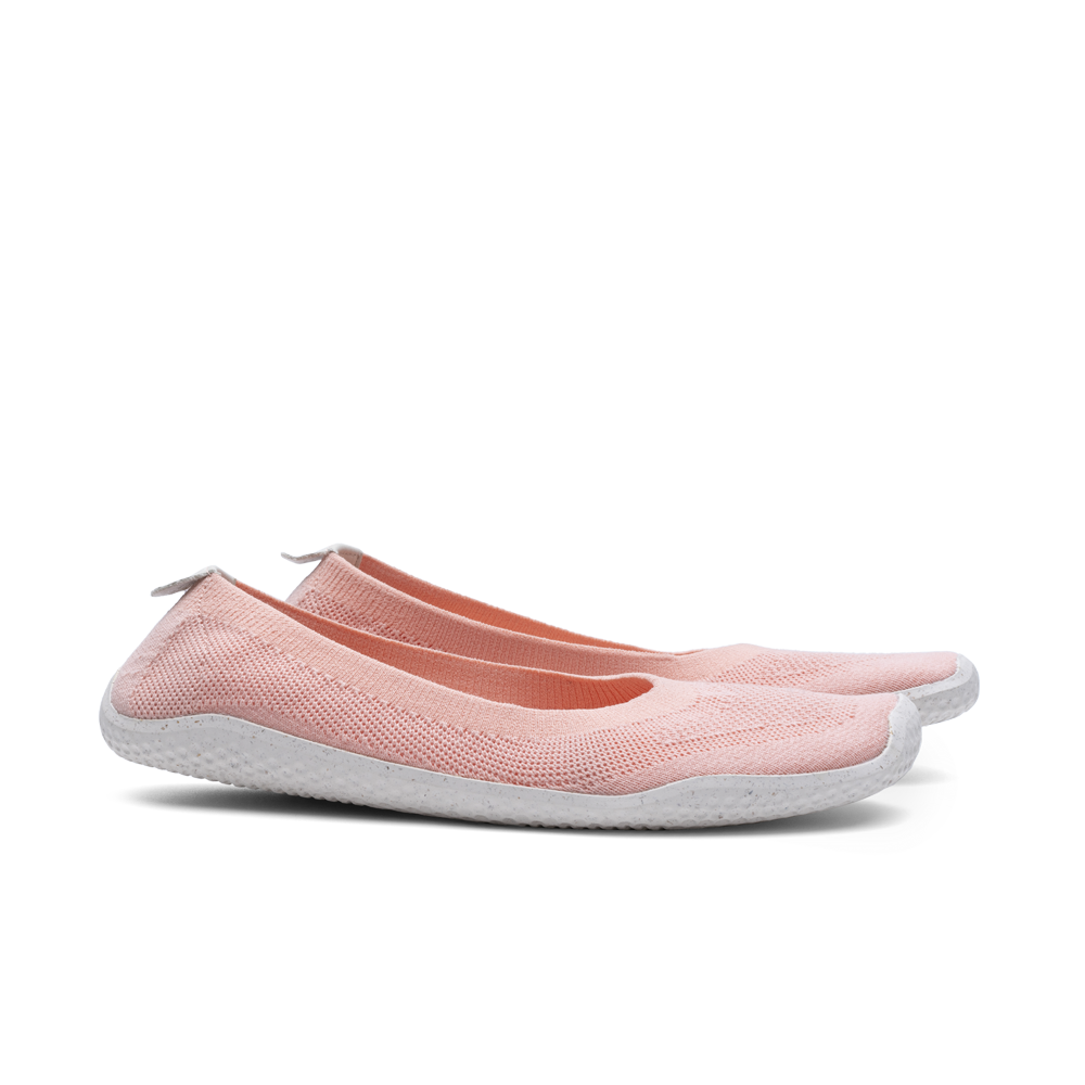 Vivobarefoot Primus Asana Yin Ballerina Knit Womens Peach Melba