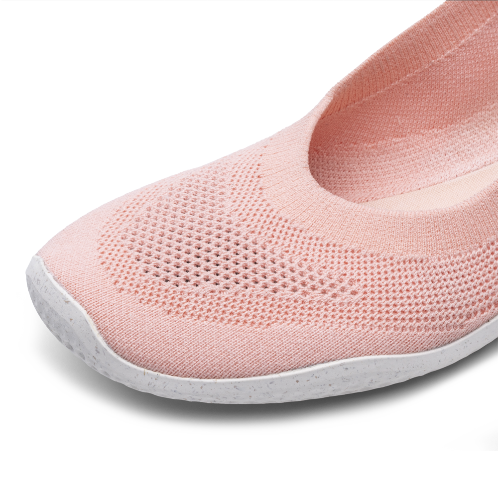 Vivobarefoot Primus Asana Yin Ballerina Knit Womens Peach Melba