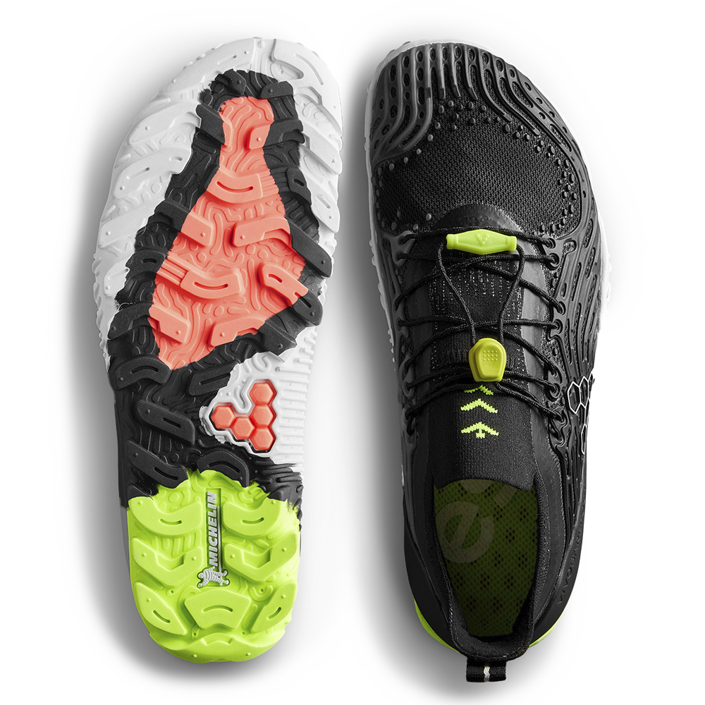 [PRE-ORDER] Vivobarefoot Hydra Esc Womens Obsidian/Safety Yellow (ETA. LATE MARCH)