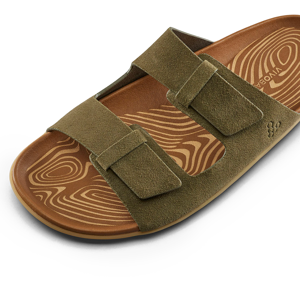 [PRE-ORDER] Vivobarefoot Sensus Yin Slide Womens Dark Olive (ETA. LATE MARCH)