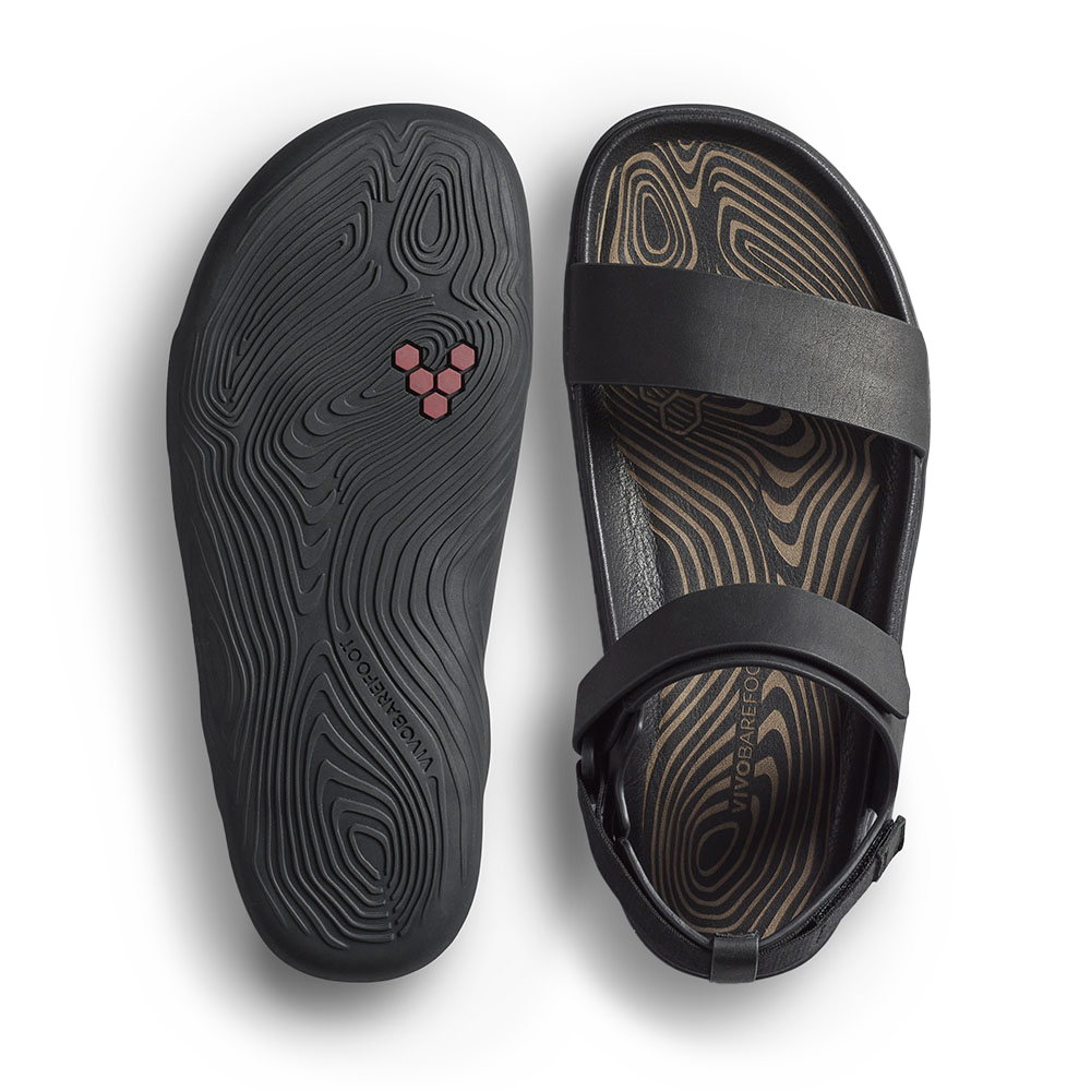 [PRE-ORDER] Vivobarefoot Sensus Yin Sandal Womens Obsidian (ETA. LATE MARCH)