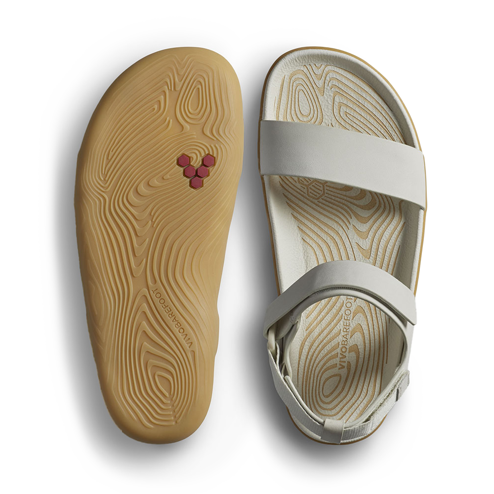 [PRE-ORDER] Vivobarefoot Sensus Yin Sandal Womens Limestone (ETA. LATE MARCH)