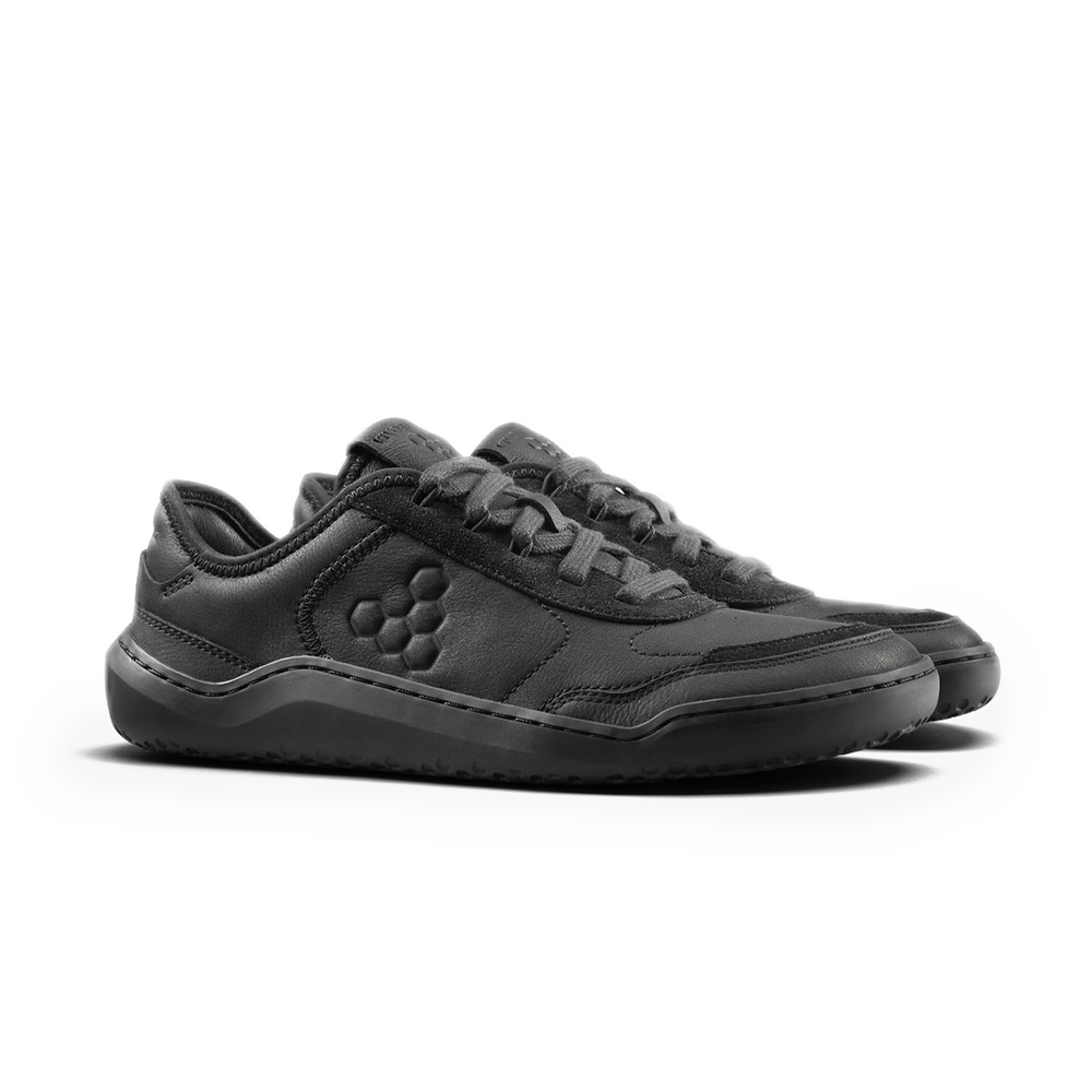 Vivobarefoot Gobi Sneaker Leather Womens Obsidian