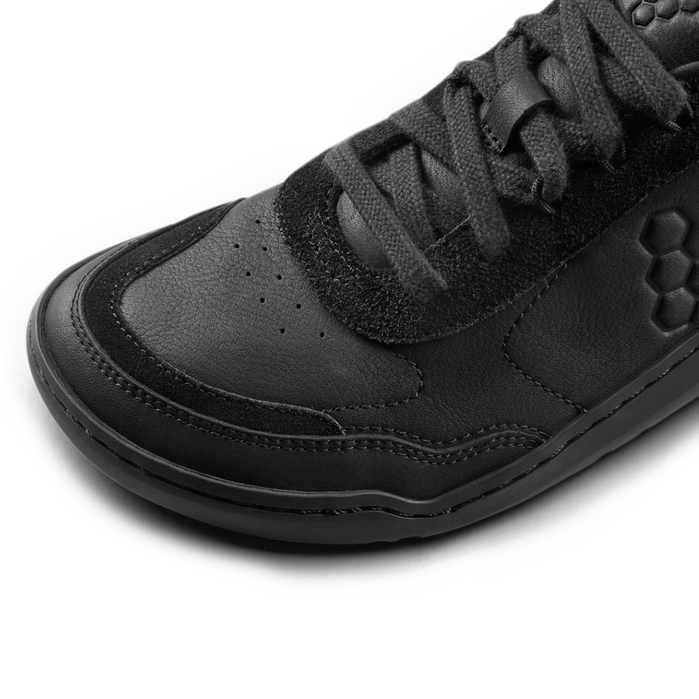 Vivobarefoot Gobi Sneaker Leather Womens Obsidian