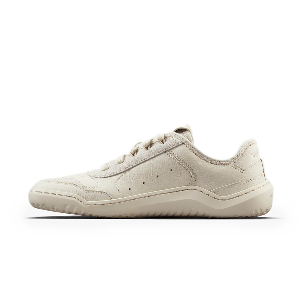 Vivobarefoot Gobi Sneaker Leather Womens Limestone