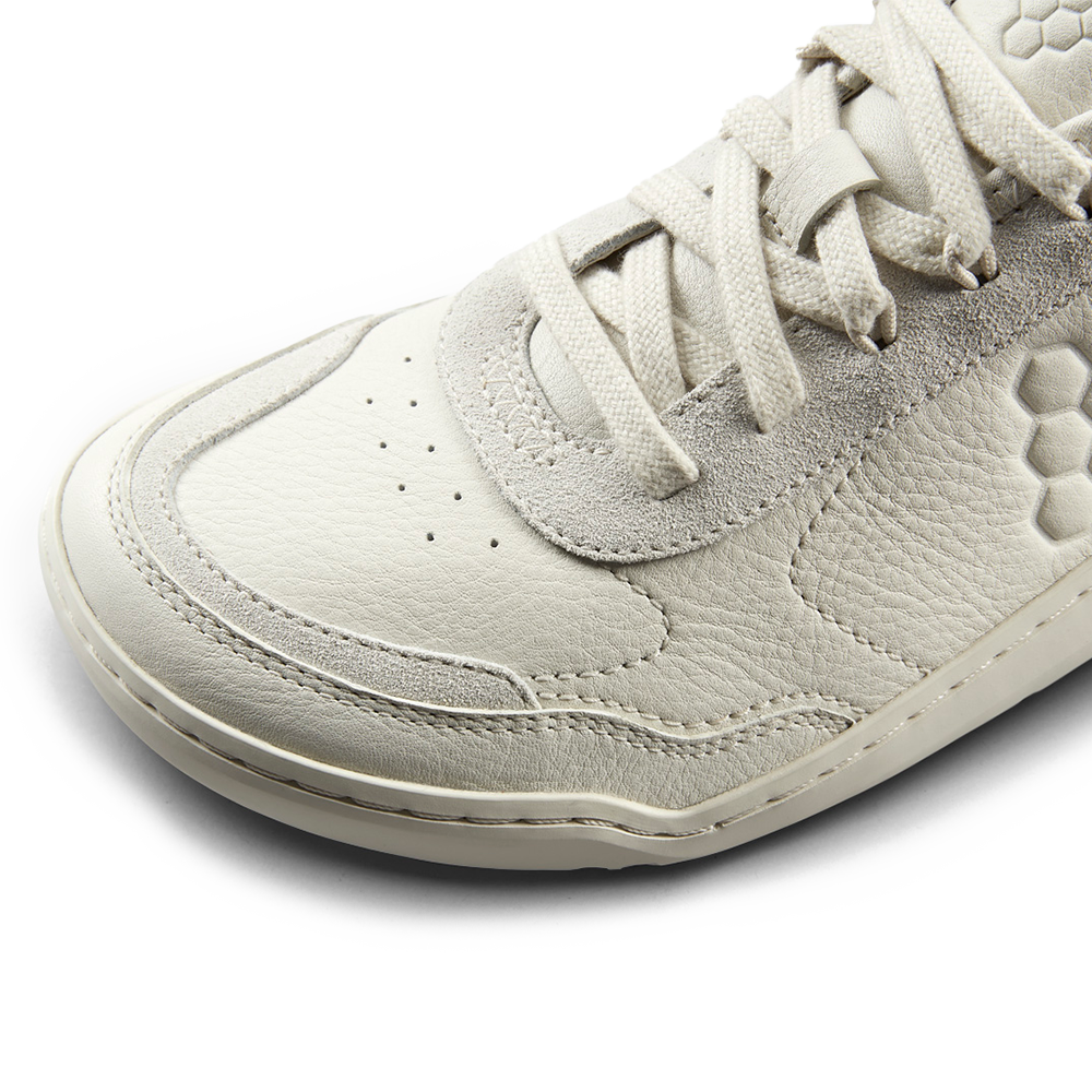 Vivobarefoot Gobi Sneaker Leather Womens Limestone