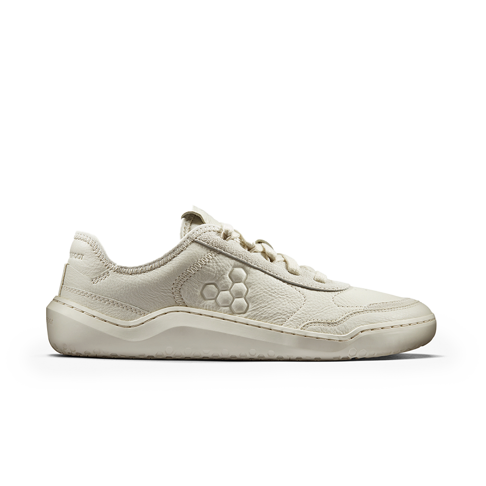 Vivobarefoot Gobi Sneaker Leather Womens Limestone