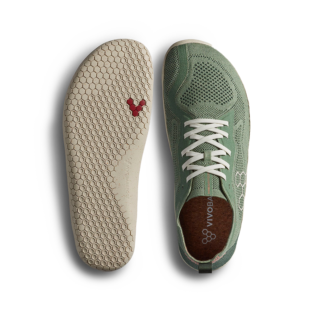 [PRE-ORDER] Vivobarefoot Primus Lite Knit Natural Mens Dusty Green (ETA. LATE MARCH)