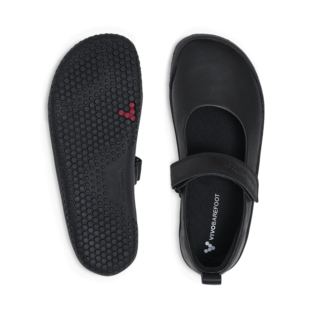 Vivobarefoot Wyn School Juniors Obsidian