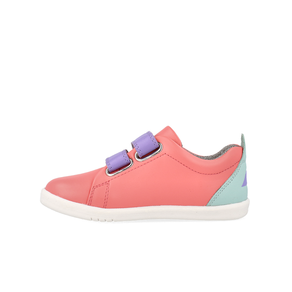 Bobux  I-Walk Grass Court Ocean Coral + Mauve Combo