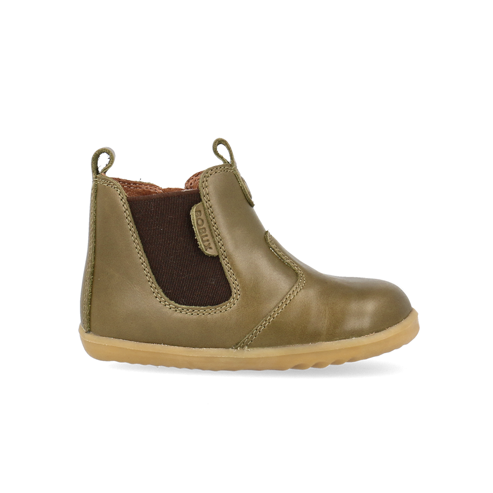 Bobux Step Up Jodhpur Olive + Toffee