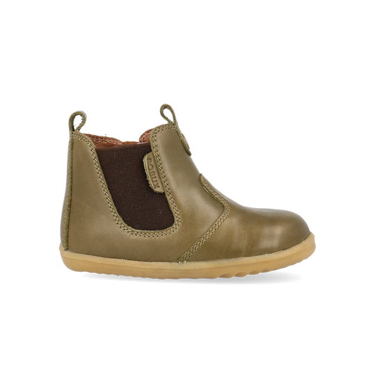 Bobux Step Up Jodhpur Olive + Toffee